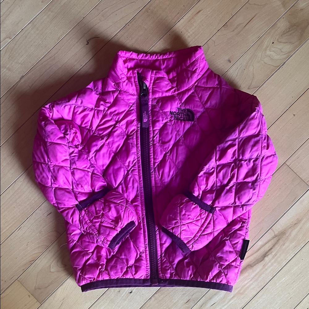 The North Face Fuchsia Quilted Jacket